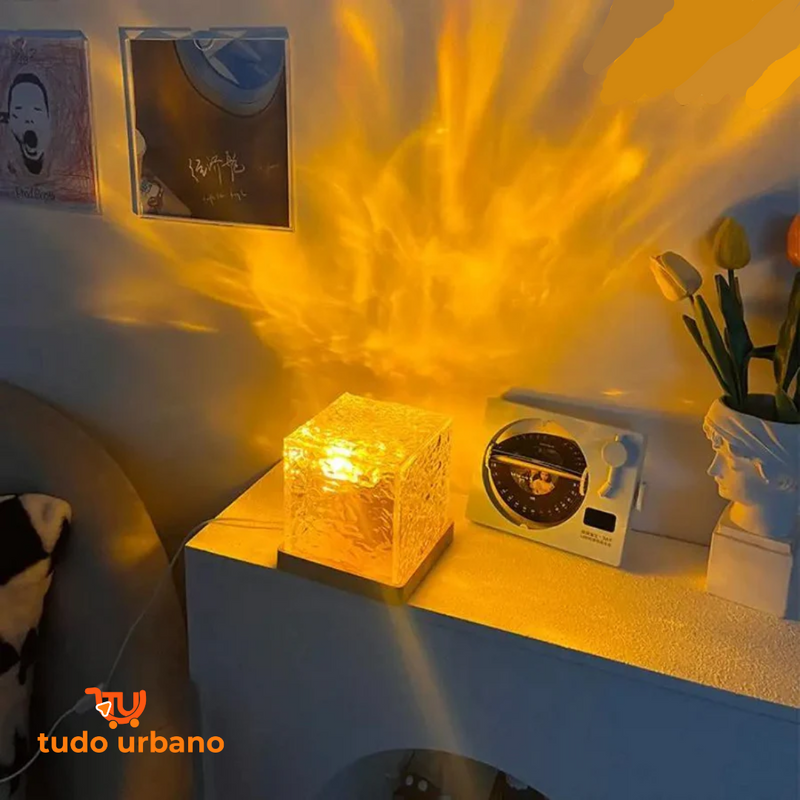 Luminária Wave Glow - Ilumine Seu Mundo com Estilo e Sofisticação