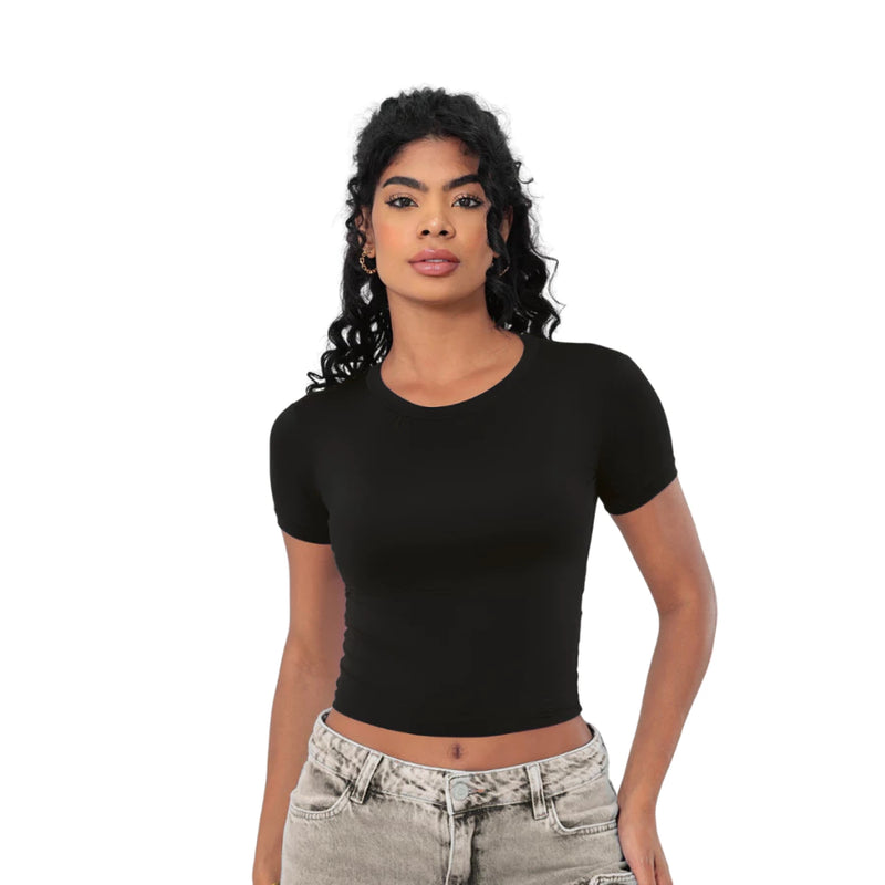 KIT 3 Camisetas Baby Tee