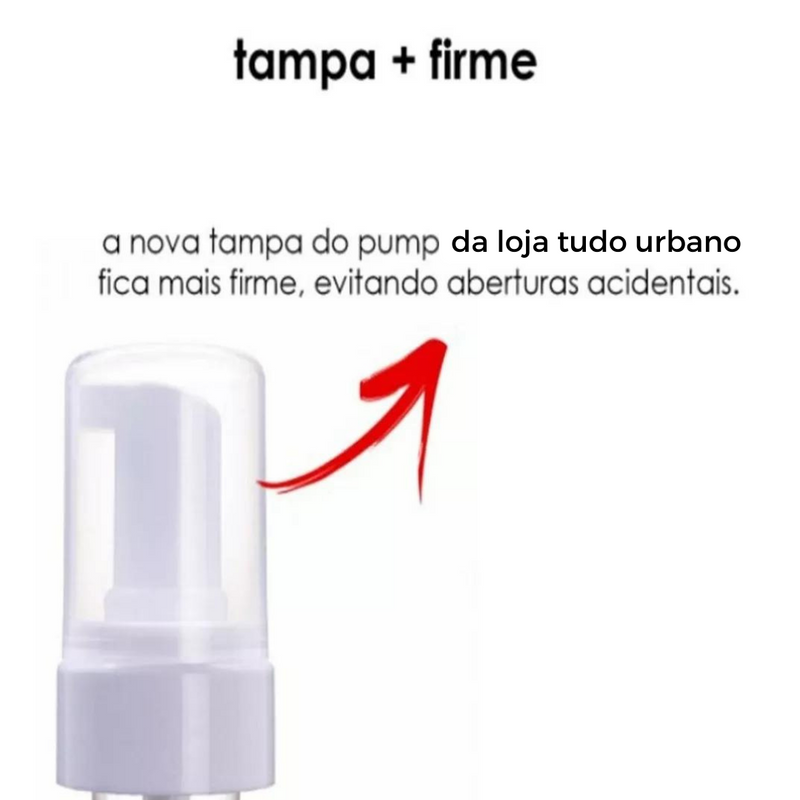 Frasco Pump Espumador e Massageador - LEVE 2 PAGUE 1