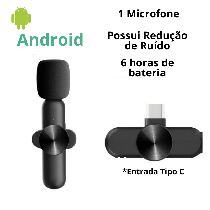 Microfone Profissional Sem Fio De Lapela  Speaker®