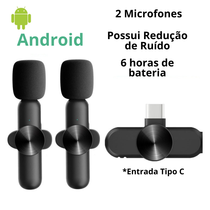 Microfone Profissional Sem Fio De Lapela  Speaker®